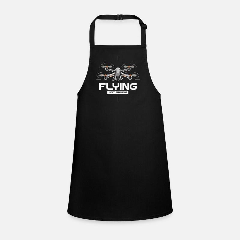 Drones fly no spying technology Children's Apron
