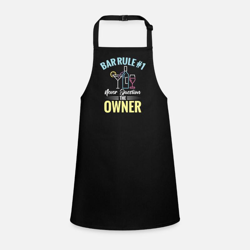  Bartender Waitress Bar Owner Cocktail Lover Pub Children's Apron
