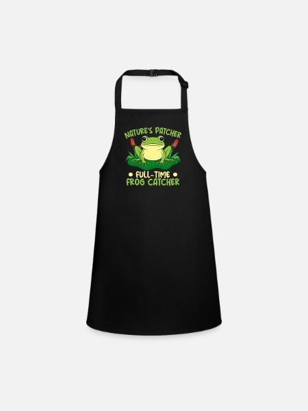 Frog Catcher Nature´s Patcher Full-Time Catcher - Schürze für Kinder - Schwarz - Vorne