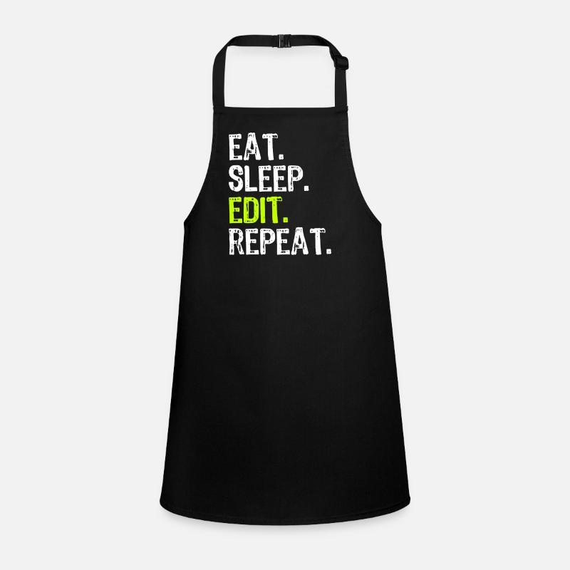 Mange, dors, édite, répète Tablier Enfant