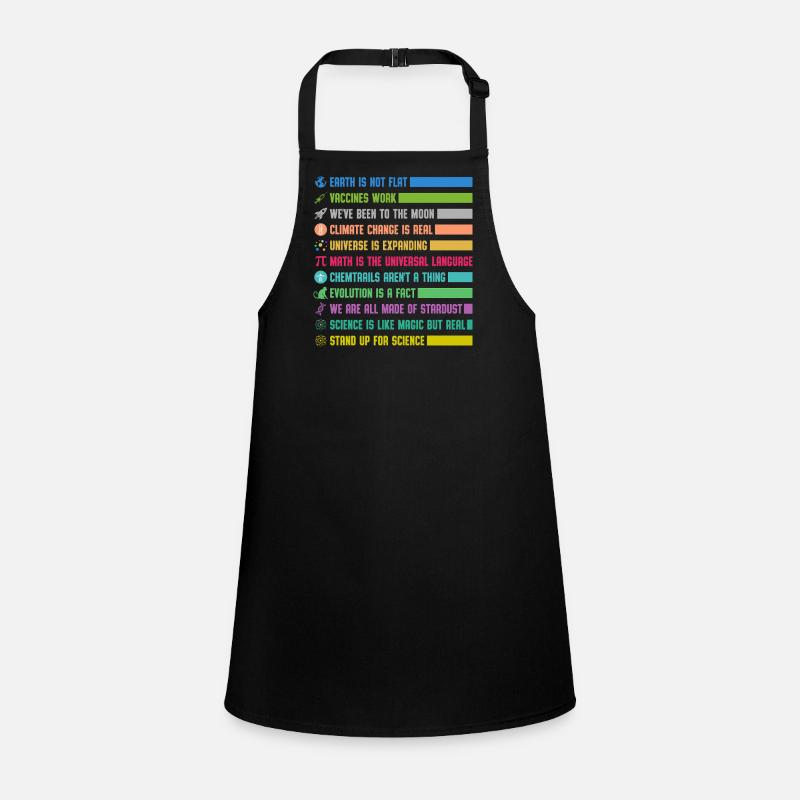 Colorful Science Statements Children's Apron