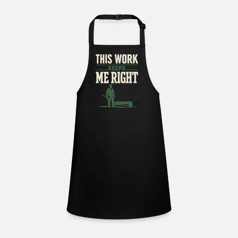 lumberjack therapy, logger therapy humor, Children's Apron