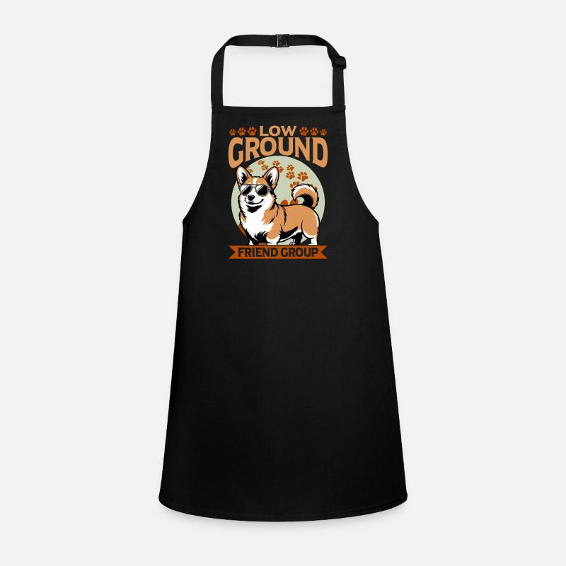 Funny Dog Breed Corgi Children's Apron