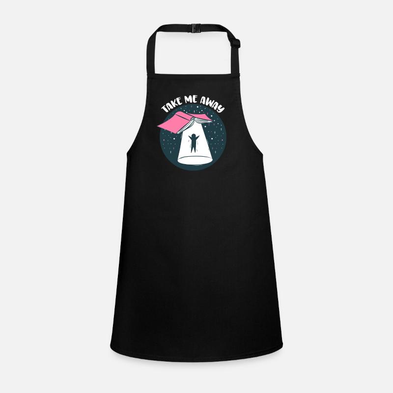 Funny Book UFO Take Me Away - Reader Bookaholic Children's Apron