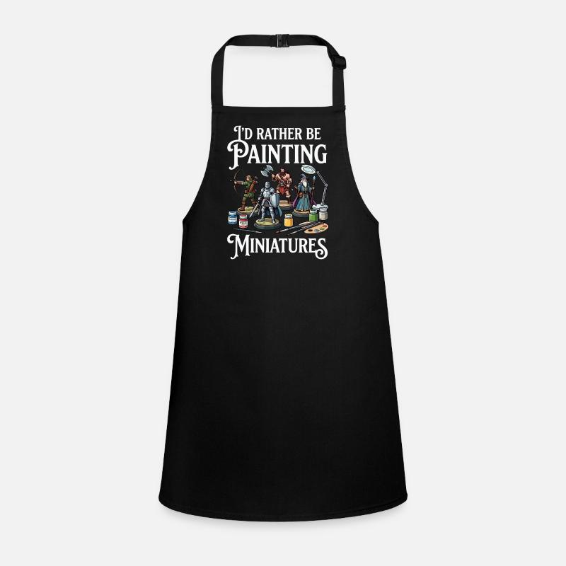 Prefer to paint miniatures Children's Apron
