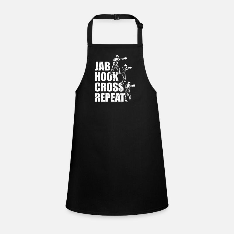 Jab Hook Cross Repeat Children's Apron