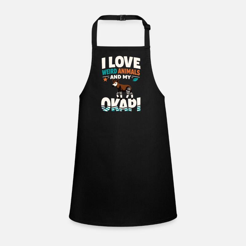 Okapi Lovers Okapi Animal Rare Wildlife Love Children's Apron