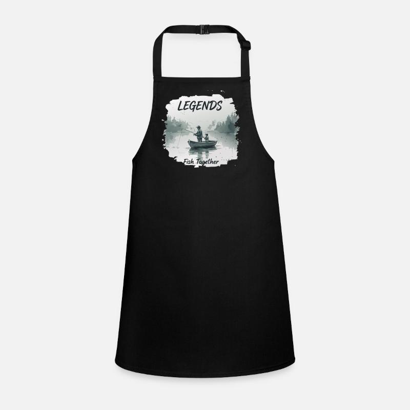 Fishing Legends Father Son Children's Apron
