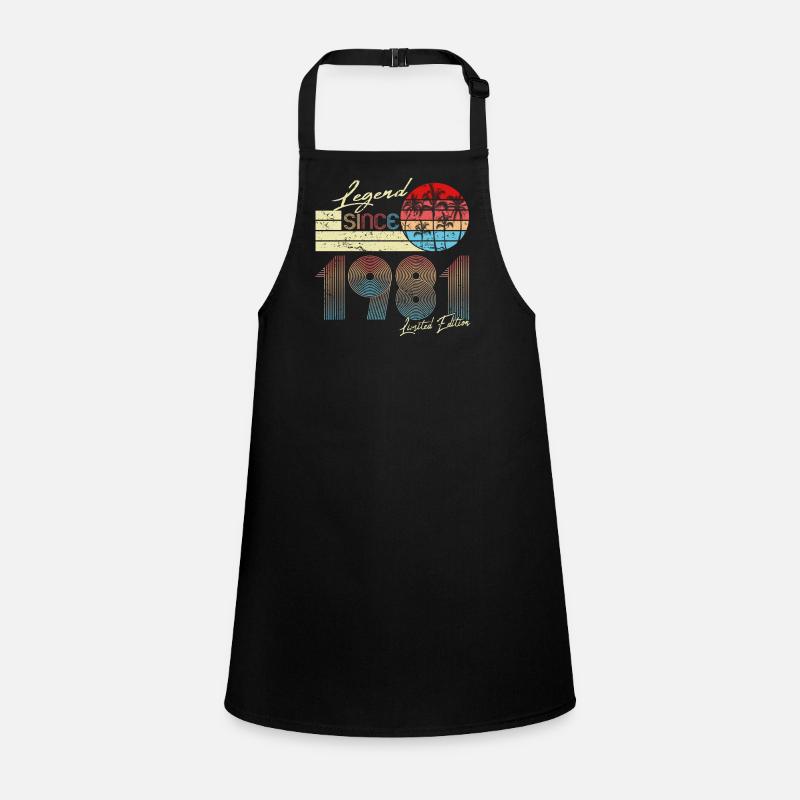 Retro Legend 1981 Limited Edition Children's Apron