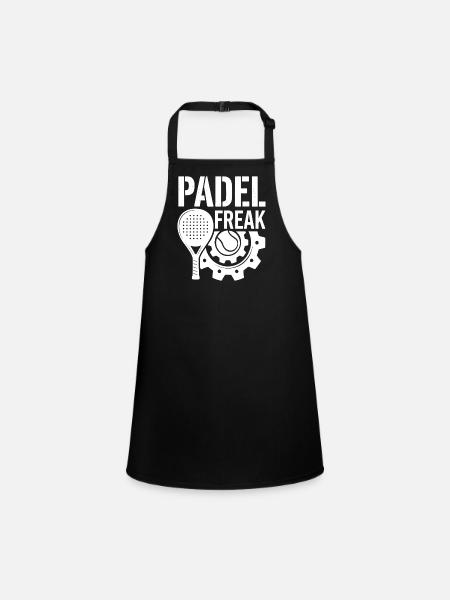 Performance d’enthousiasme sportif padel - Tablier Enfant - noir - Devant
