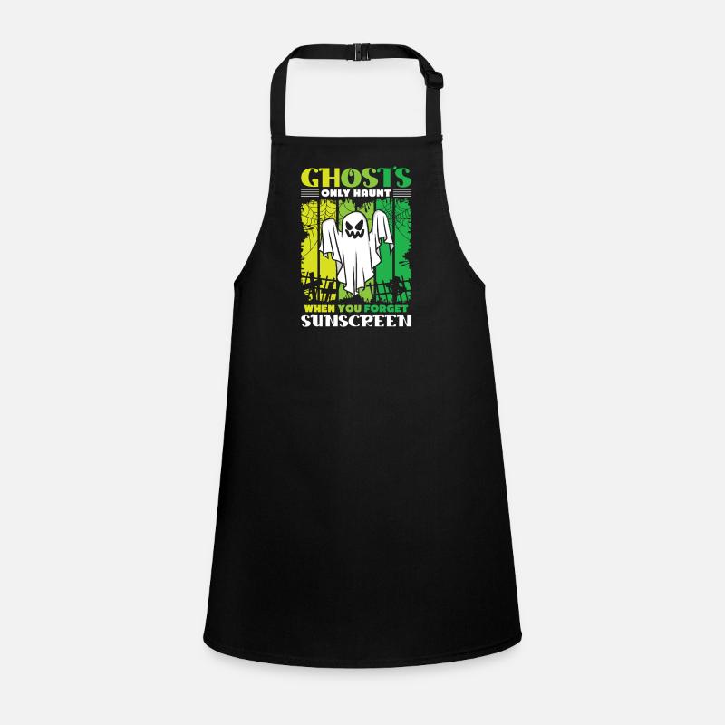 Ghost Hunter Halloween English Saying Children's Apron