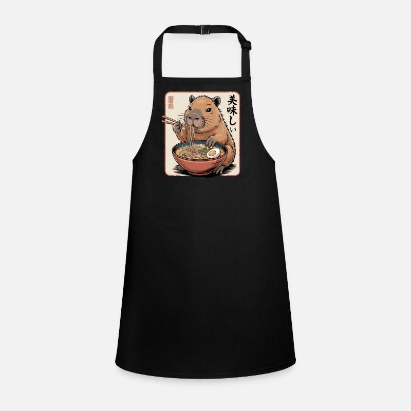 Ramen Capybara Delicacy Children's Apron