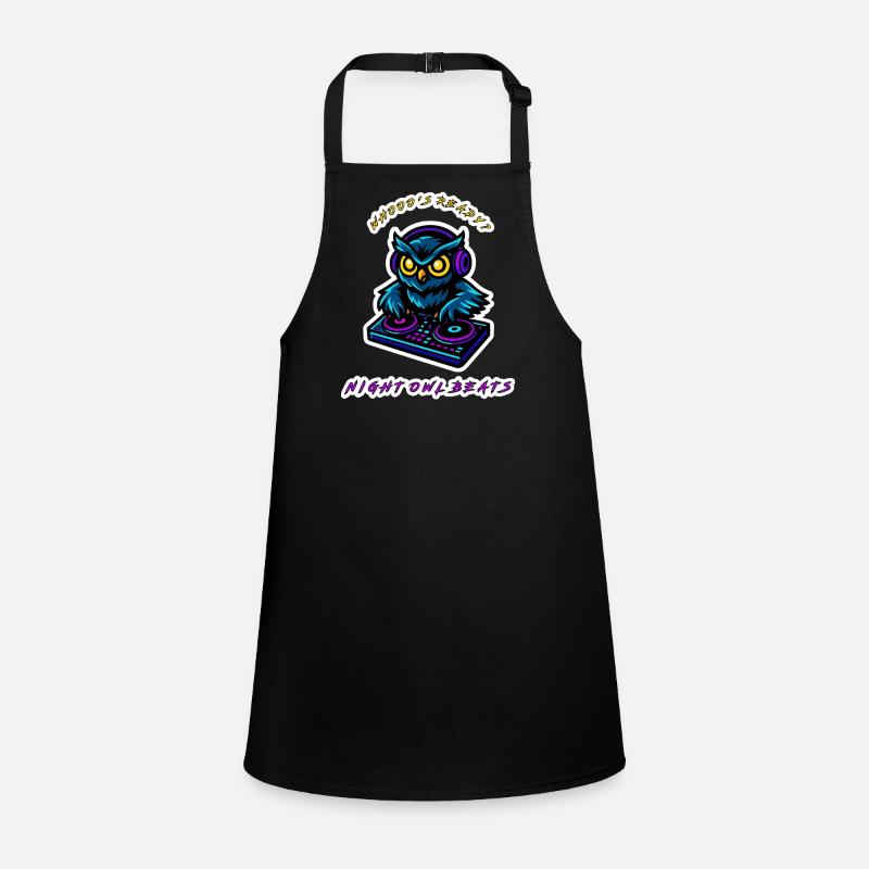 Night Owl Bats DJ Owl Tablier Enfant