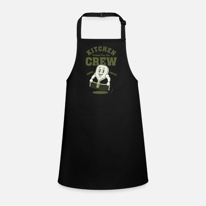 Pickleball Kitchen Crew Funny Player Love Children's Apron