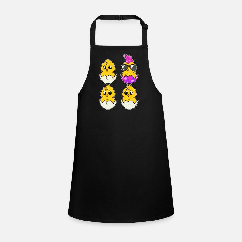 Cool Punk Chick Be Different Funny Easter Motif Children's Apron