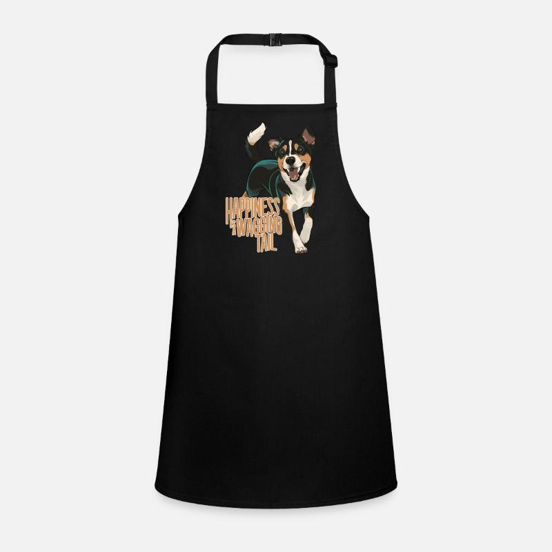 Happiness Is A Wagging Tail Dog Design Children's Apron