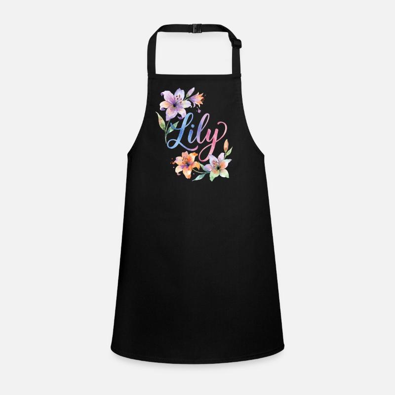 Fleurs aquarelles de lys Tablier Enfant