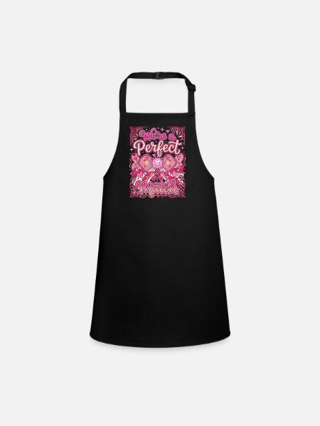 Perfect Match Heartbreak - Children's Apron - black - Front