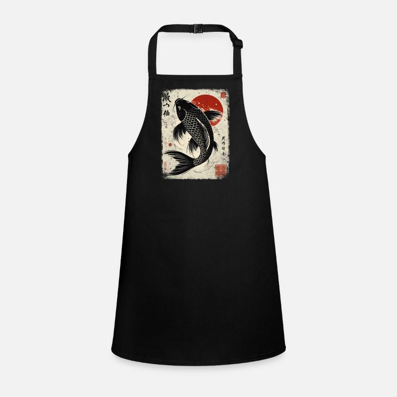 Koi Carp Japanese Art Zen Symbol Children's Apron