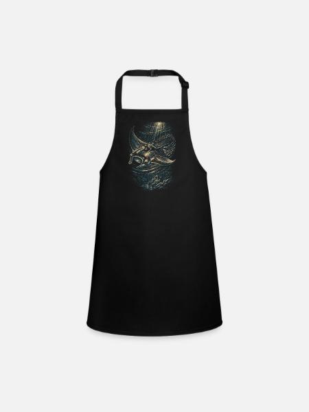 Freediving Freediving - Children's Apron - black - Front