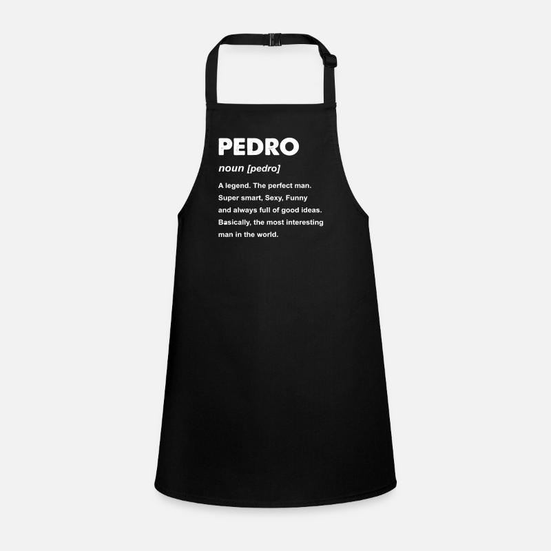 Typographie de Pedro Legend Tee Tablier Enfant