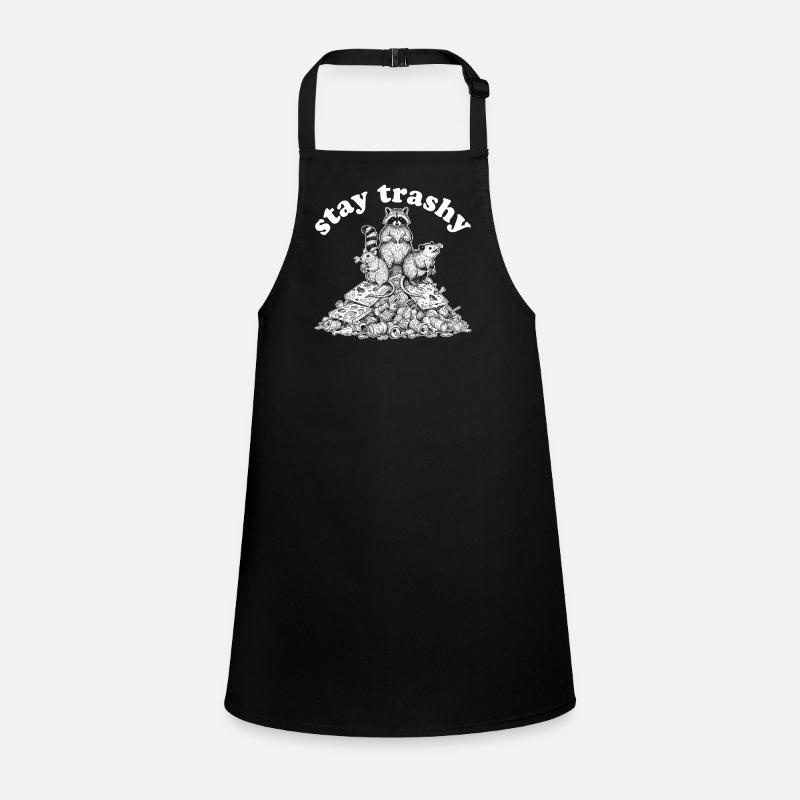 Stay Trashy Raccoon Opossum Skunk Children's Apron