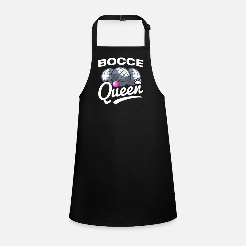 Joueuse de bocce Queen Petanque Boule Tablier Enfant