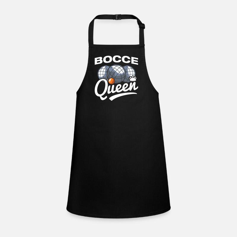 Bocce Queen Petanque Boule Player Children's Apron