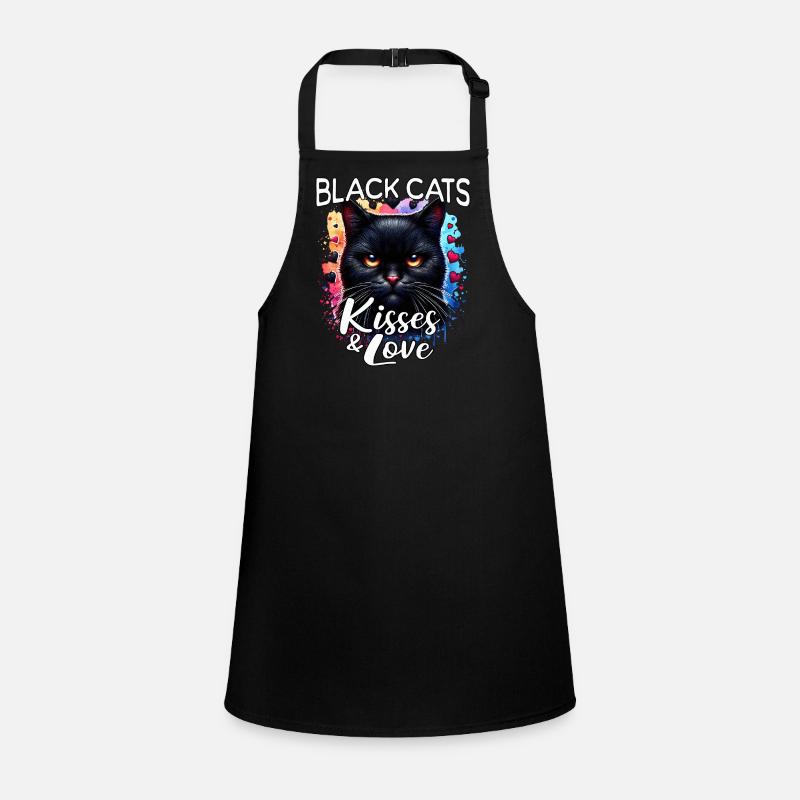 Amour du chat noir Tablier Enfant