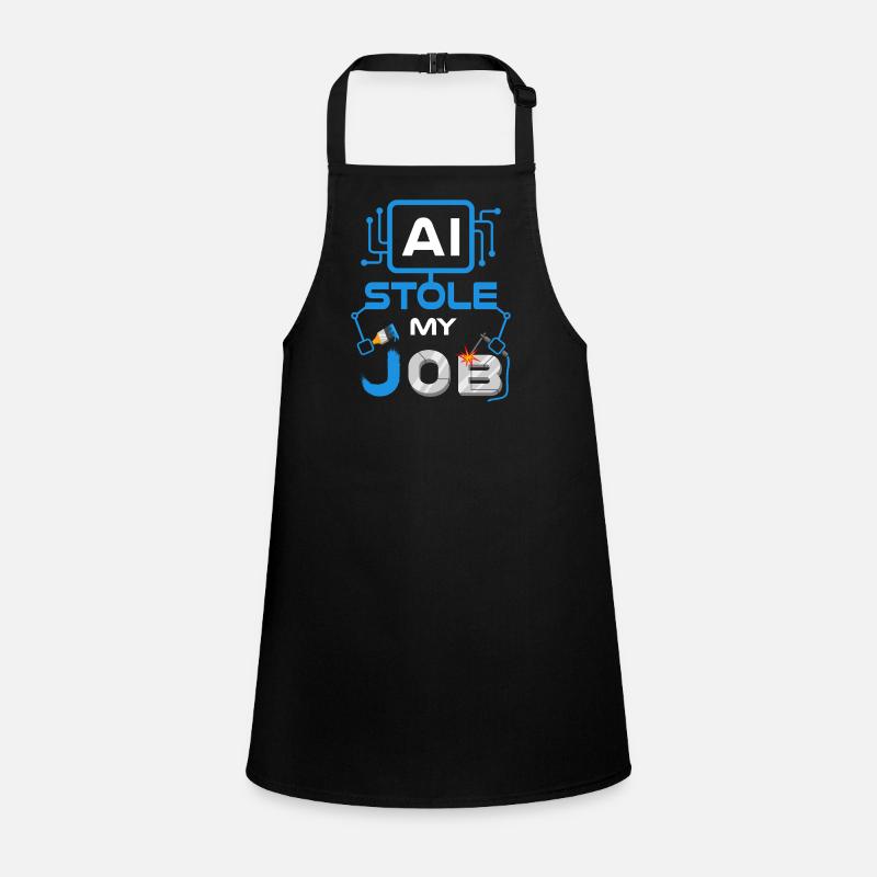 AI Stole My Job Funny Tech Graphic Schürze für Kinder