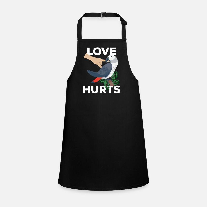 Hurts Parrot Graphic Children's Apron