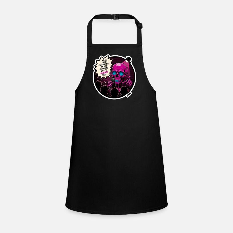 Skull on Stage Roast Children's Apron