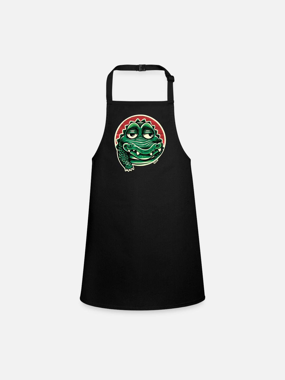 Chill Croc Groover - Tablier Enfant - noir - Devant
