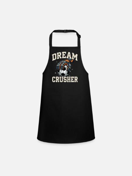 Soccer Dream Crusher - Children's Apron - black - Front