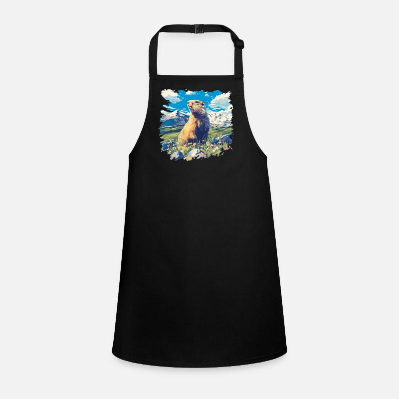 Marmots Groundhog Children's Apron