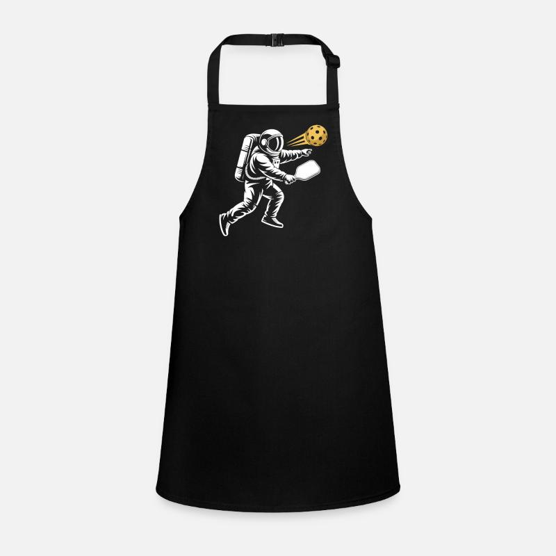 Pickleball Astronaut T-Shirt Children's Apron