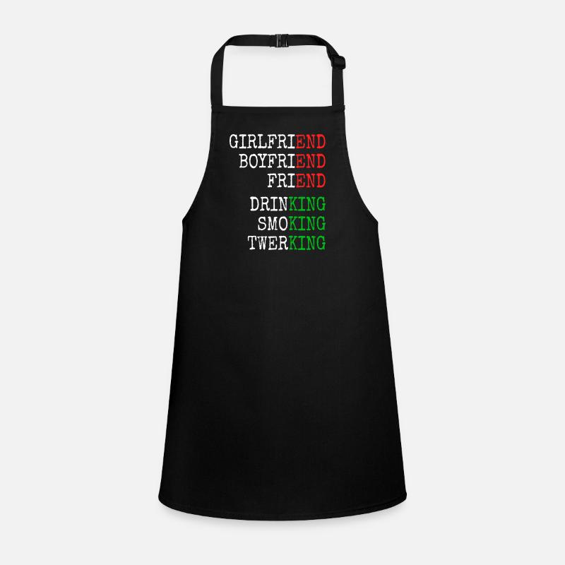Ex Girlfriend King JGA Men's Single Party Malle Children's Apron