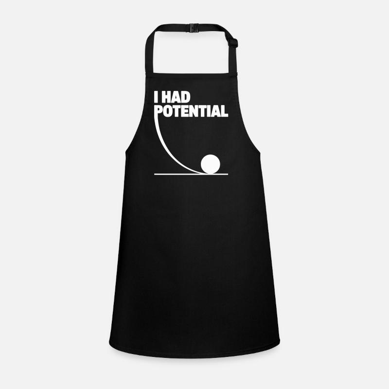 I Had Potential: Potential Graphics Math Gag Children's Apron