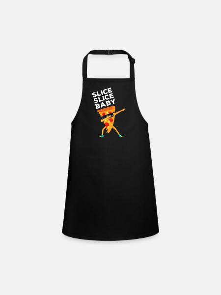 Slice Slice Baby-Tänzerin - Schürze für Kinder - Schwarz - Vorne