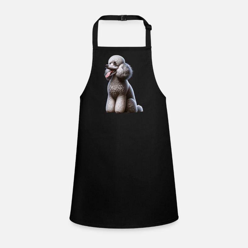 Pudel Poodle Schürze für Kinder