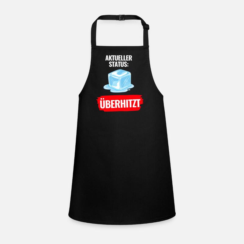 Aktueller Status Überhitzt T-Shirt Sommer Schürze für Kinder