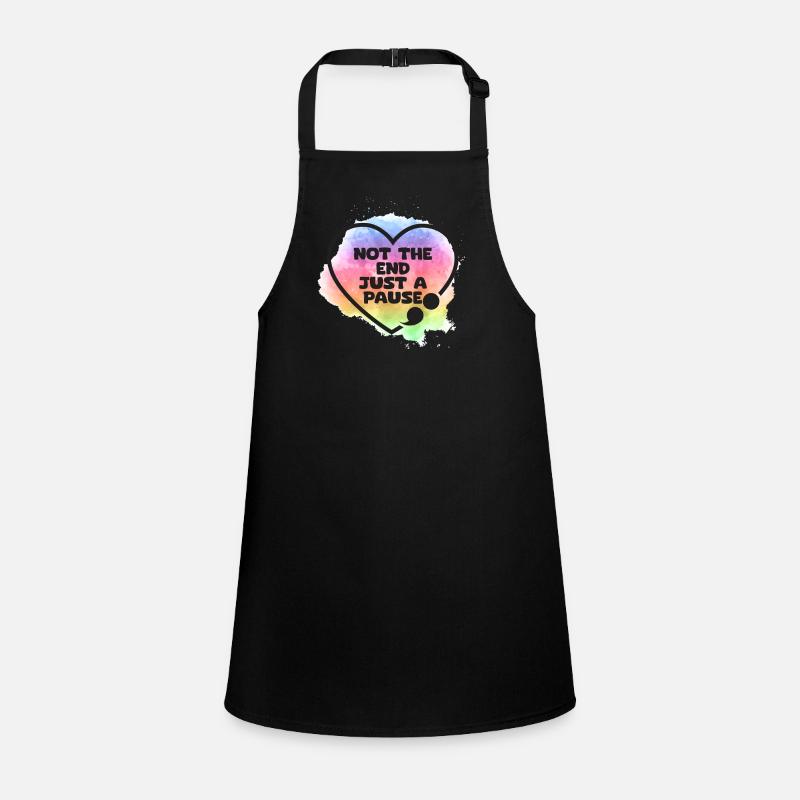 Semicolon Suicide Prevention Just Children's Apron