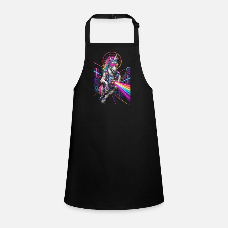 Laser Tag Unicorn Children's Apron