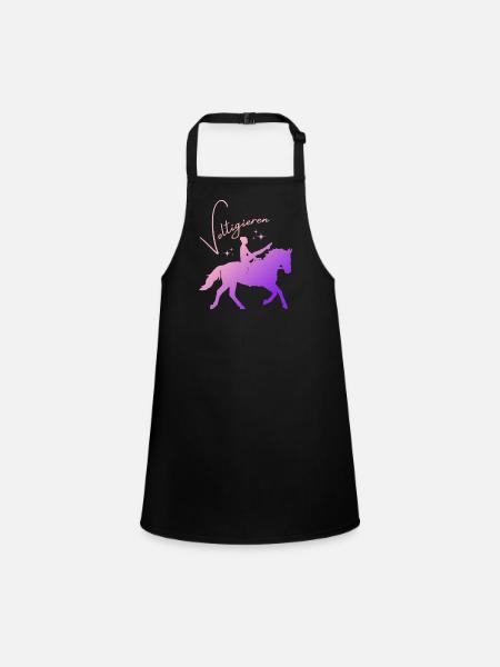 Moulin de voûte – Tenue sportive pour sauteurs - Tablier Enfant - noir - Devant
