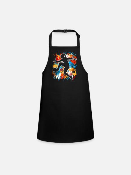 Women's Football - Children's Apron - black - Front