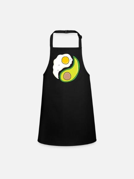 Keto Diet - Children's Apron - black - Front