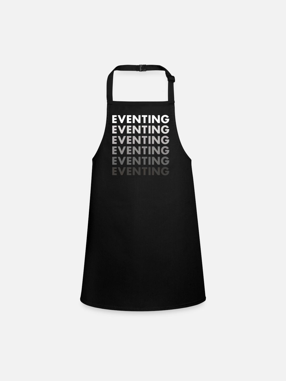 Rider Eventing - Children's Apron - black - Front