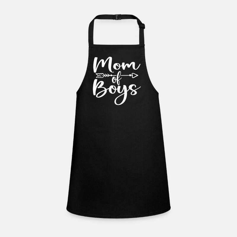Mama von Jungen - Muttertagsgeschenk Schürze für Kinder