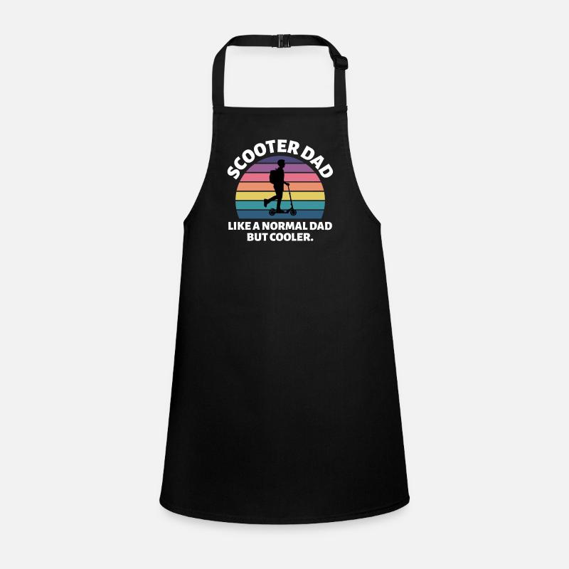 Electric Scooter Dad Driver E-Scooter Fathers day Children's Apron