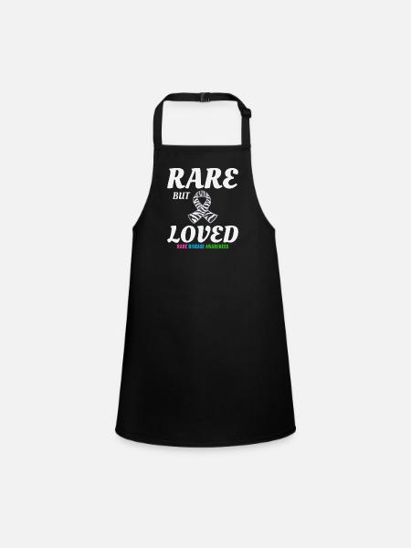 Loved Rare Disease Spread Awareness - Tablier Enfant - noir - Devant